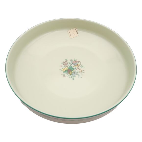 Vintage Noritake Japan Paradise Green 8223 W80 Floral 8" Round Vegetable Bowl - Picture 4 of 6